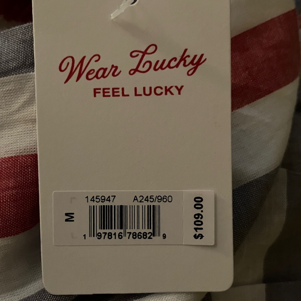 Lucky Brand Striped Bow Back Dress - Picture 2 of 3